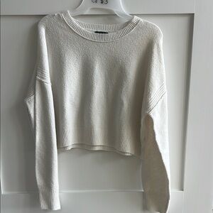 Wild Fable Cropped Cozy White Sweater size small